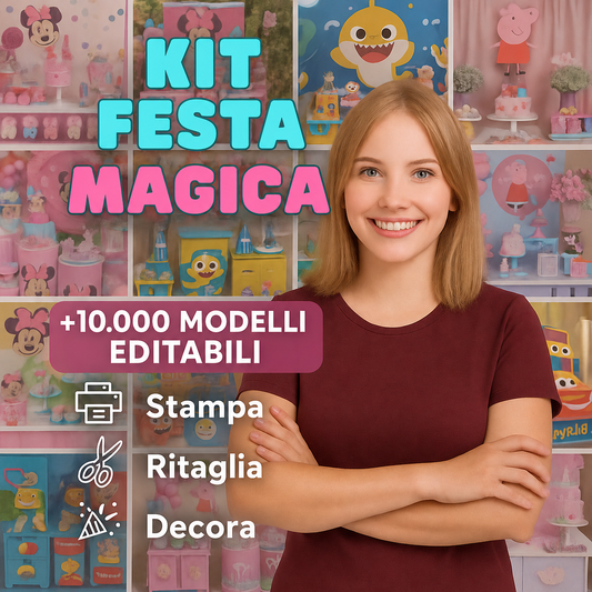 KIT FESTA MAGICA + 8 Bonus